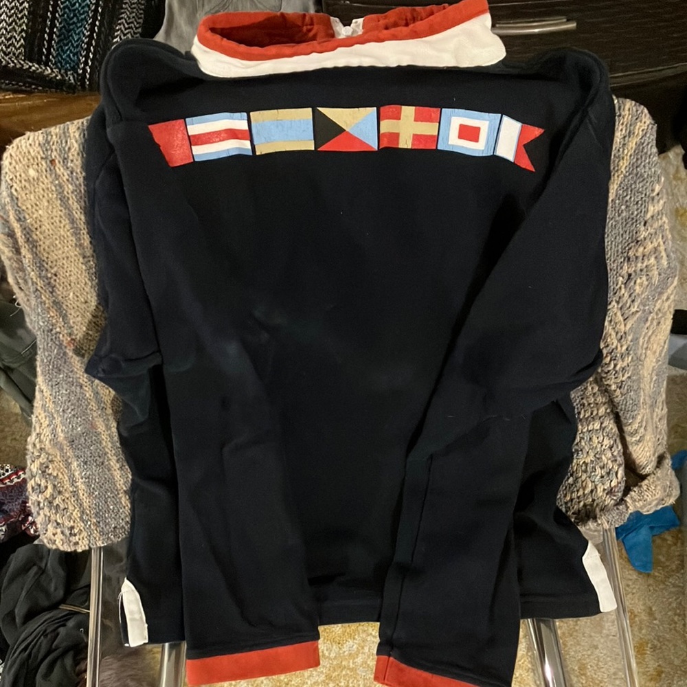 Equestrian style top flag polo